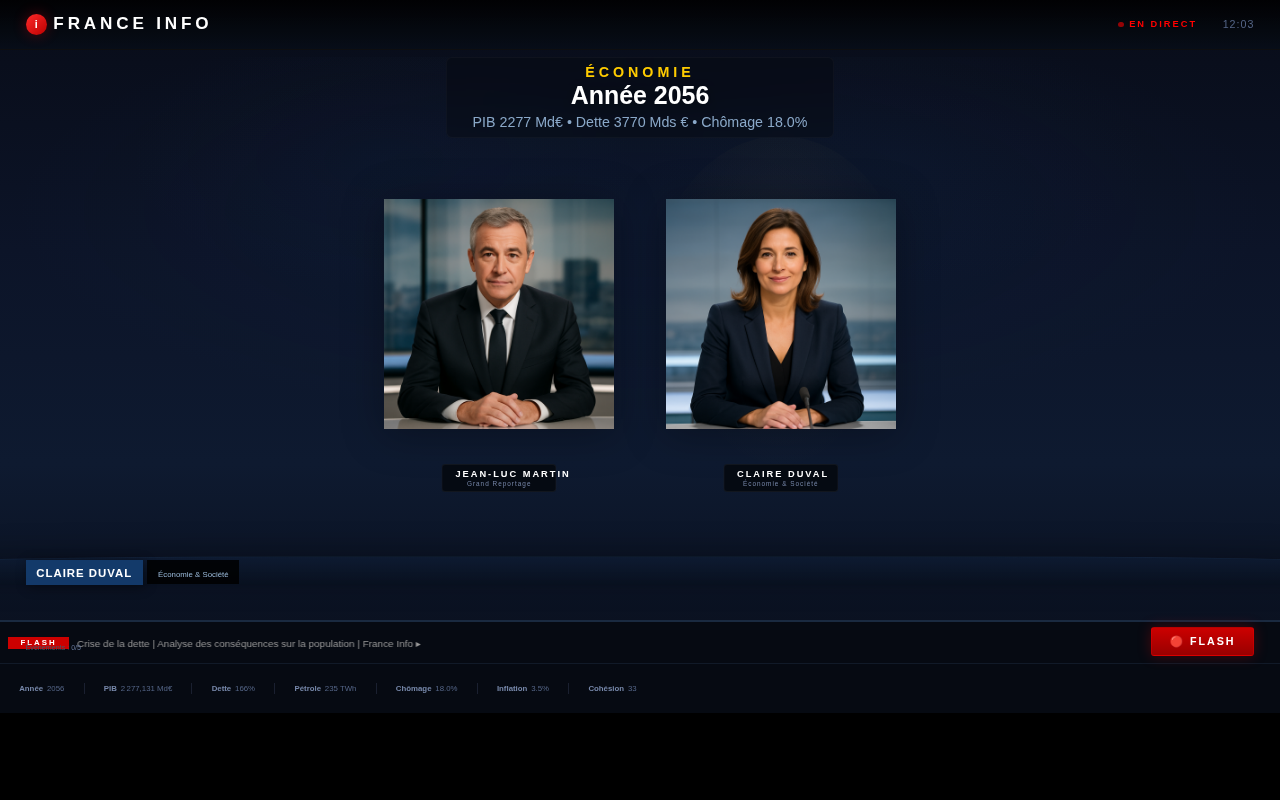 Annonces télévisées dans le jeu